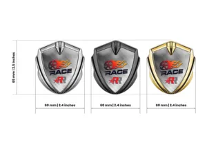 Emblema Metal Badge Look Moderno Stile Tuning